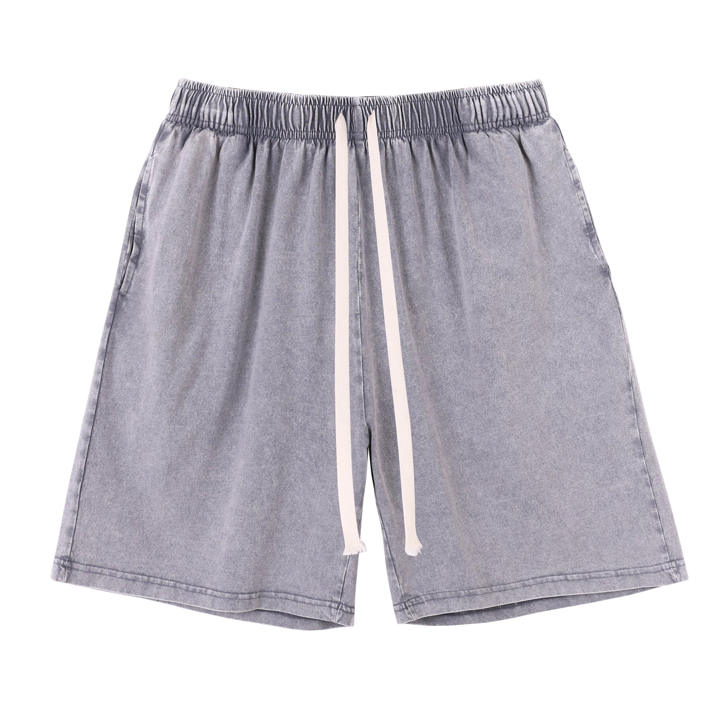 240g/m² Washed and Distressed Shorts