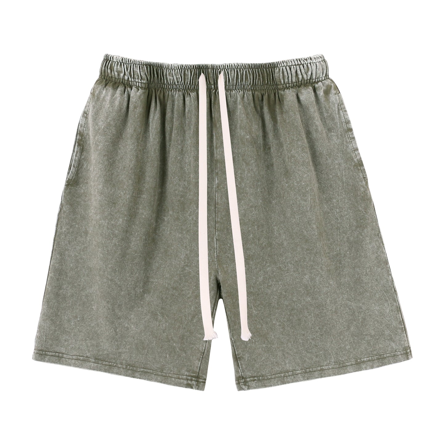 240g/m² Washed and Distressed Shorts