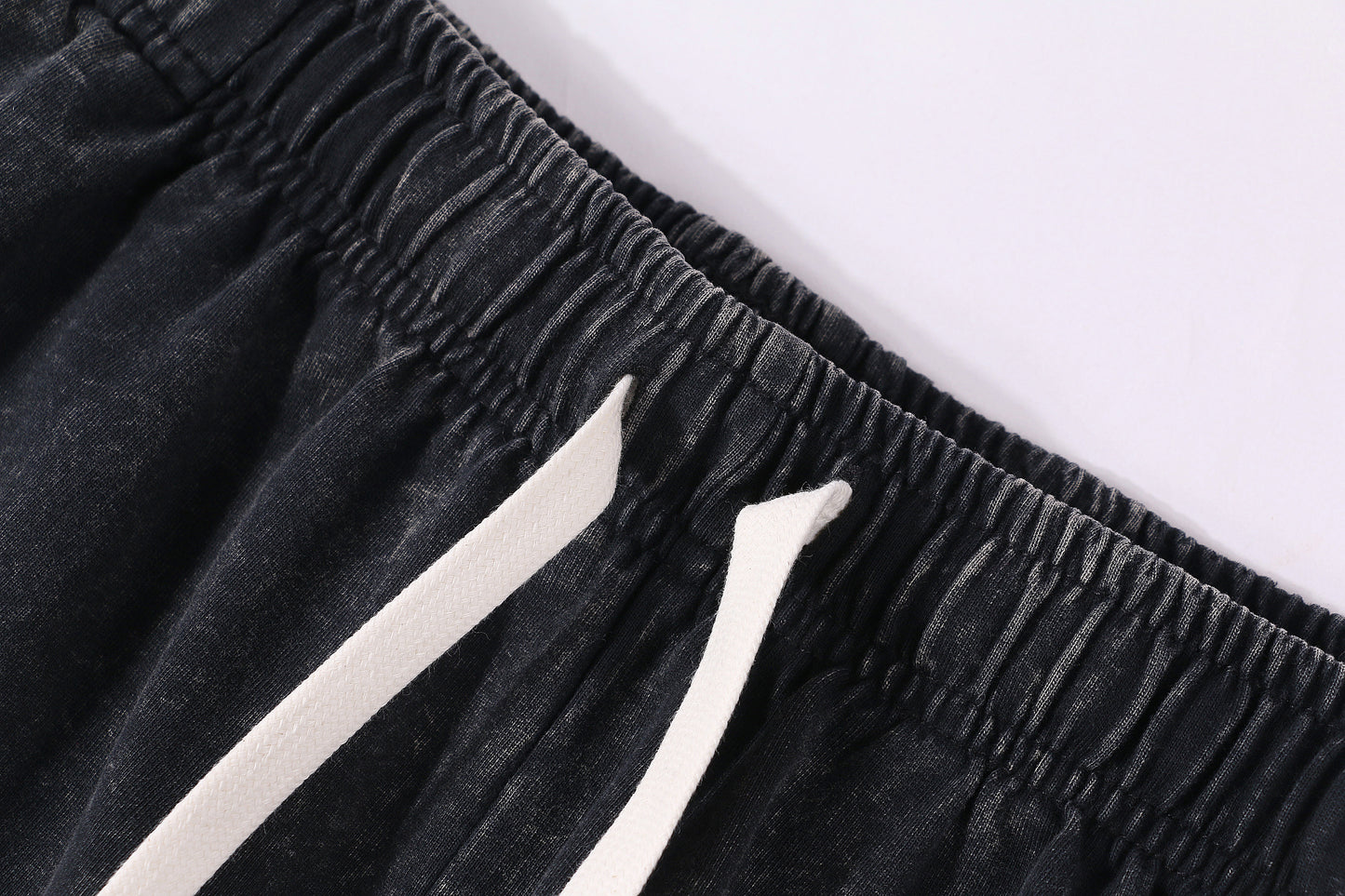 240g/m² Washed and Distressed Shorts