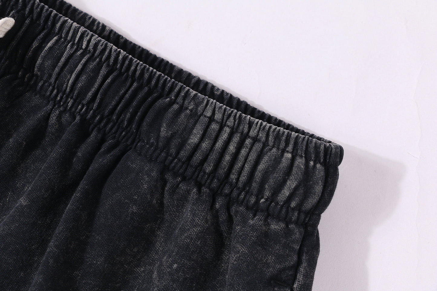 240g/m² Washed and Distressed Shorts