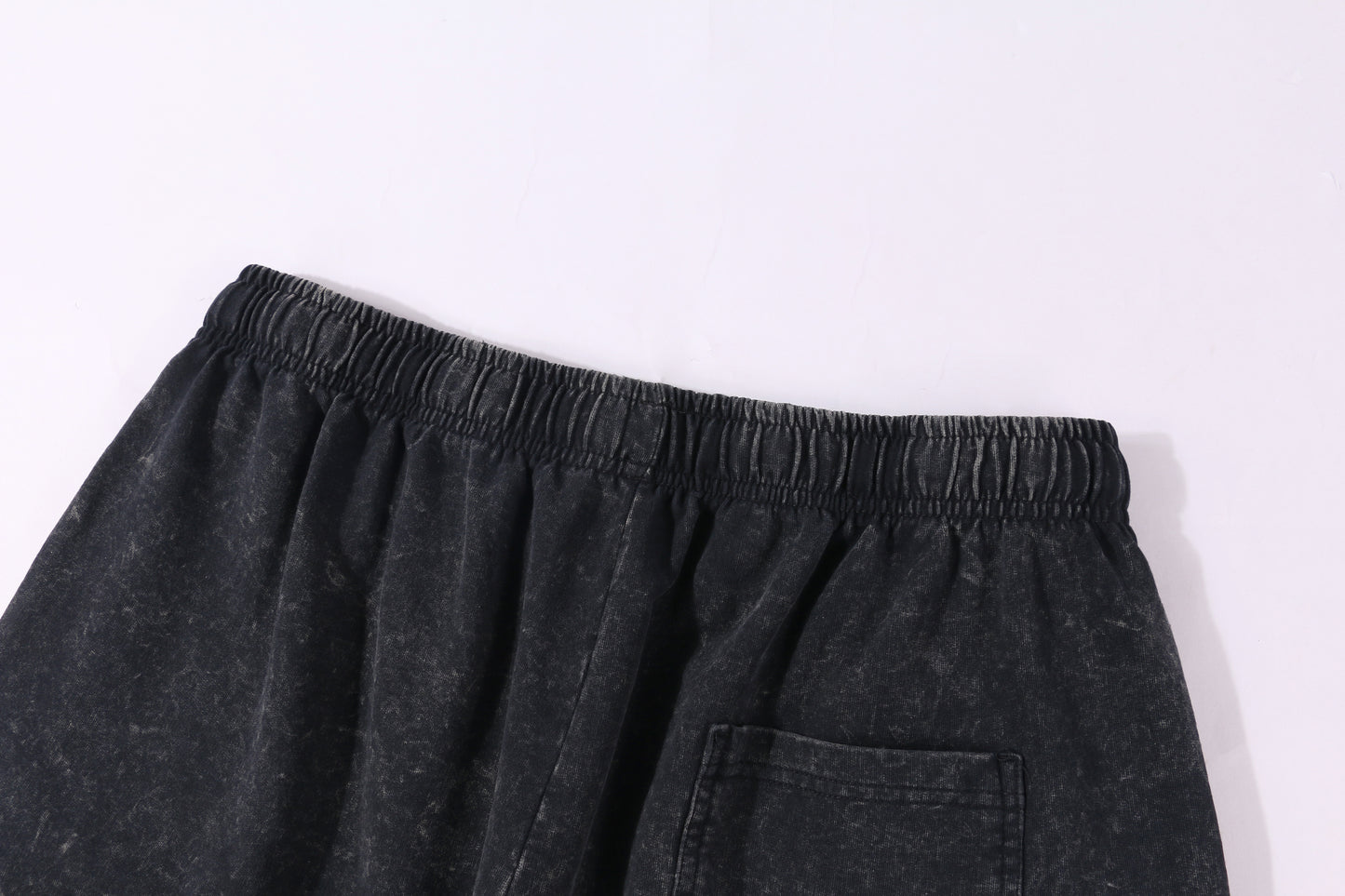 240g/m² Washed and Distressed Shorts