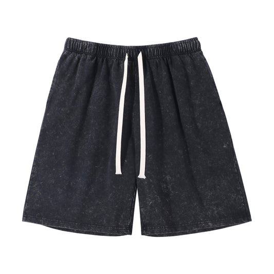 240g/m² Washed and Distressed Shorts